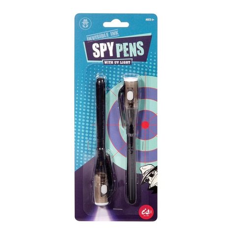 IS Invisible Ink - Spy Pen With UV Light set of 2