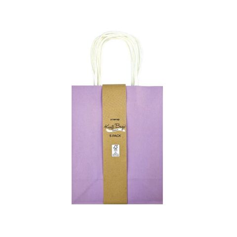 IG Design Medium Kraft Bag - Purple
