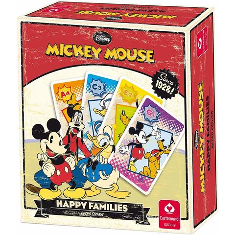 Cartamundi Disney Mickey Mouse Happy Families Retro Edition