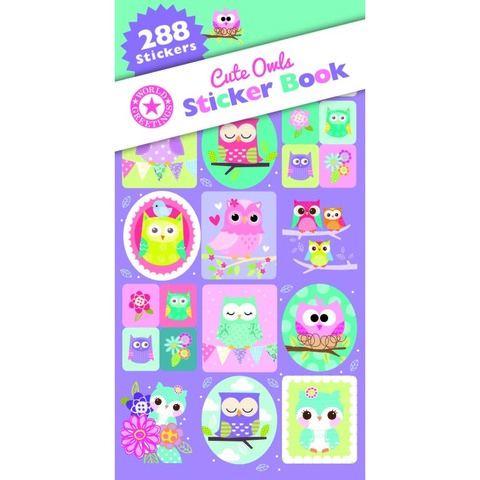 Artwrap Party Sticker Book - Cute Owl