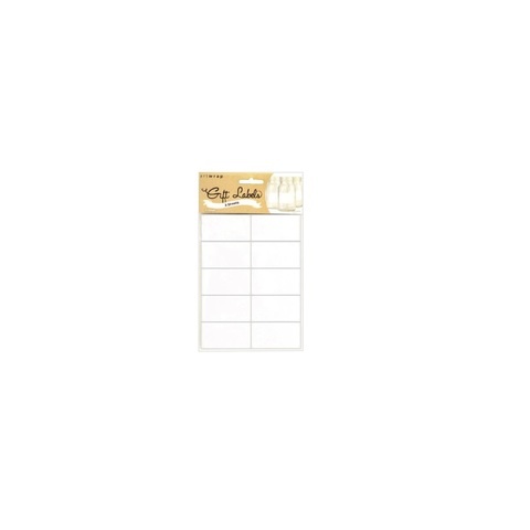 Artwrap Party Gift Labels - White