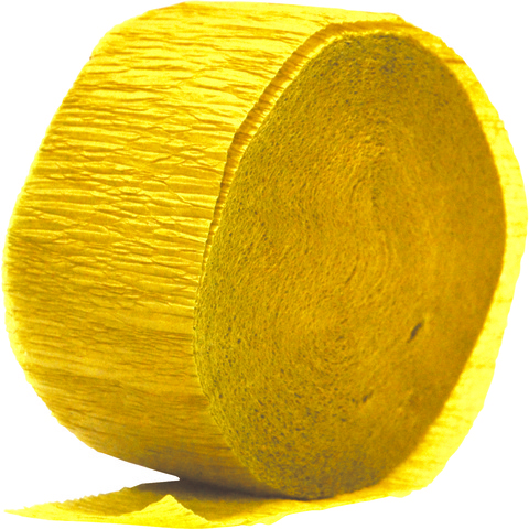 Artwrap  Party Crepe Streamer - Yellow