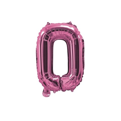 Artwrap 35 Cm Pink Party Foil Balloon - Letter O