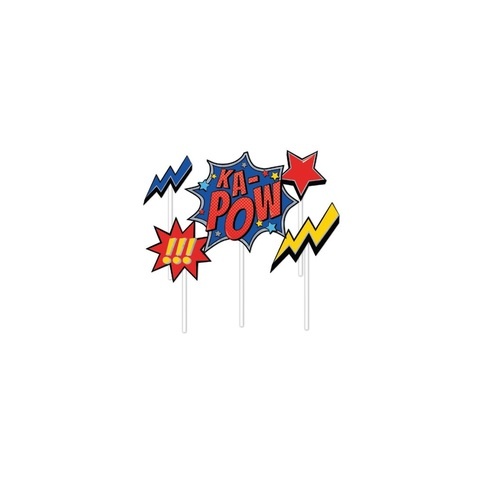 Artwrap Party Cake Topper Pack - Superheroes