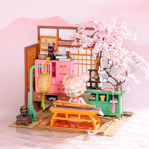 Robotime DIY Miniature House -  Sakura Pavilion