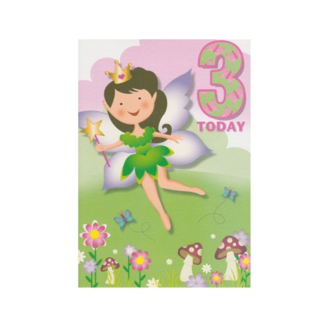 Piccadily Birthday Card - 3rd Birthday Girl