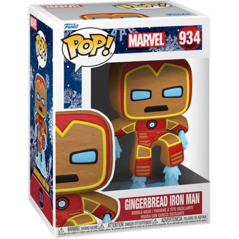 Pre-Order Funko POP Marvel Holiday Gingerbread 934 Iron Man