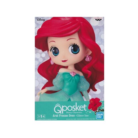 Banpresto QPosket Disney Characters - Ariel Princess Dress - Glitter Line