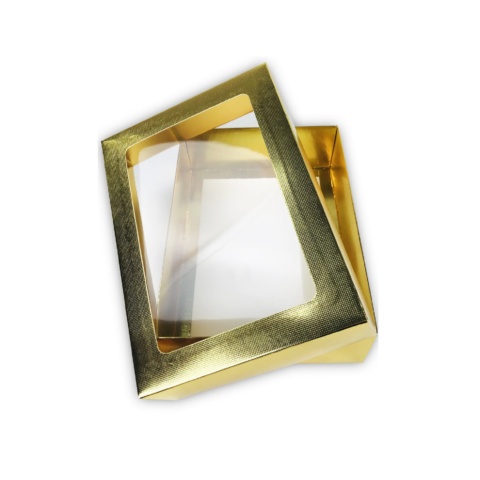 THE AEIOU Medium Plain Convenience Box - Gold