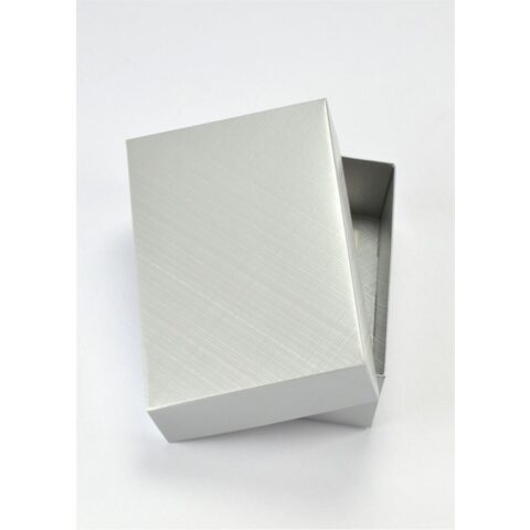 AEIOU Medium Convenience Box - Texture Silver