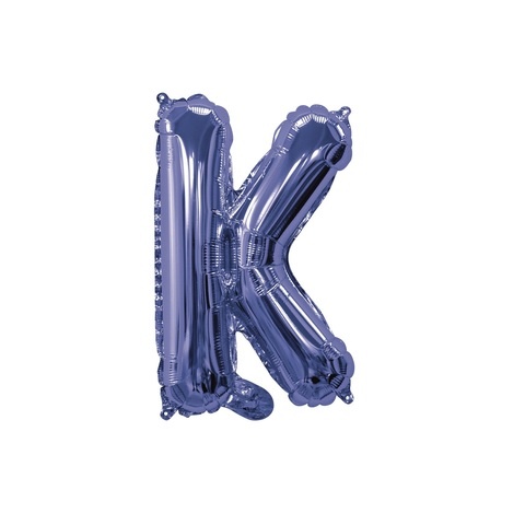 Artwrap 35 Cm Blue Party Foil Balloon - Letter K