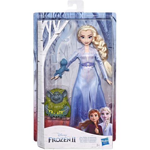 Hasbro Frozen II Elsa Pabbie  Salamander Doll
