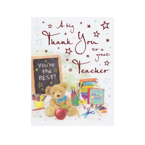 Regal Publishing Thank You Card - Teacher