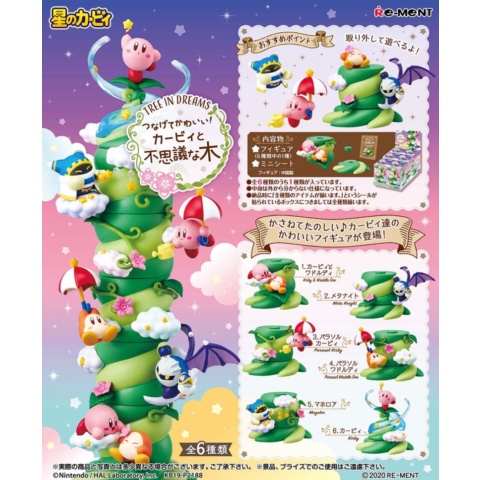 Re-Ment KIRBY Tree in Dreams Set of 6