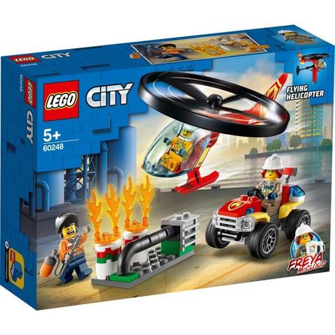 LEGO City Fire 60248 Fire Helicopter Response