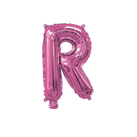 Artwrap 35 Cm Pink Party Foil Balloon - Letter R