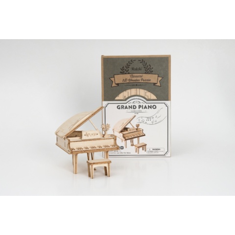 Robotime Wooden Laser Cutting Puzzle - Grand Piano