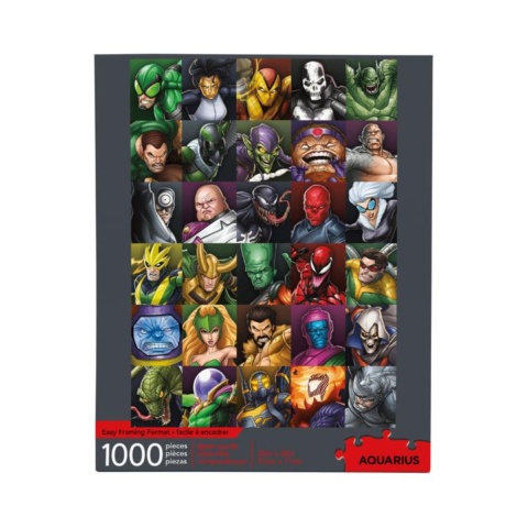 Aquarius Marvel Comics - Villains Collage 1000 Piece Jigsaw Puzzle