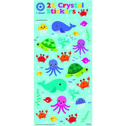 Artwrap Party Crystal Stickers - Sealife