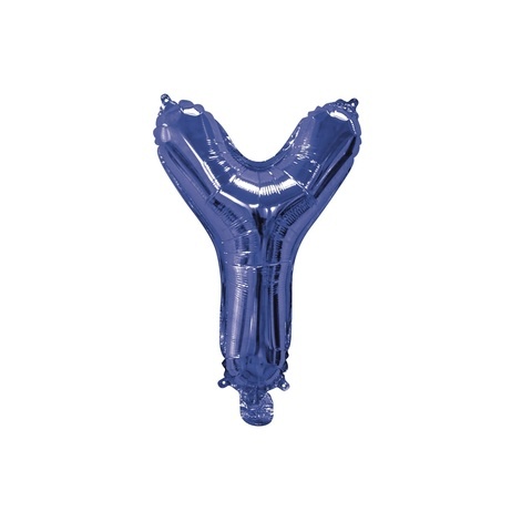 Artwrap 35 Cm Blue Party Foil Balloon - Letter Y