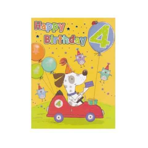 Regal Publishing Birthday Card - 4th Birthday Boy