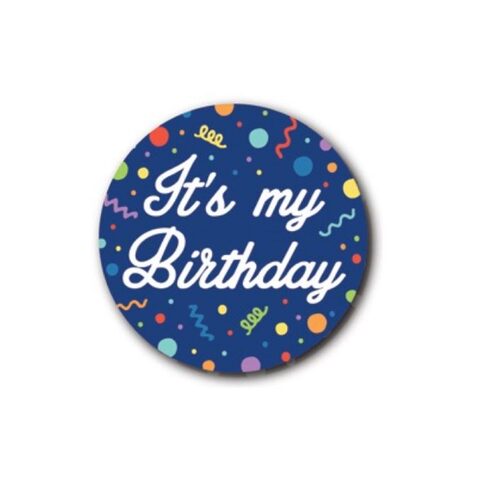 IG Design Medium Party Badges - Its My Birthday
