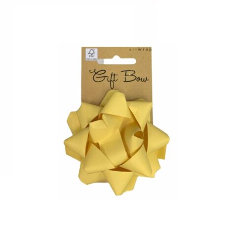 IG Design Group  Gift Bow - Yellow