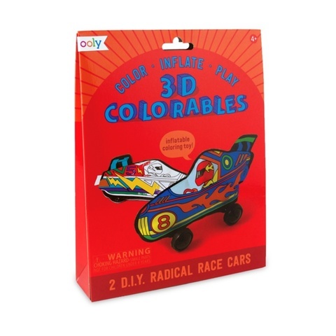 Ooly 3D Colorables - Radical Race Cars
