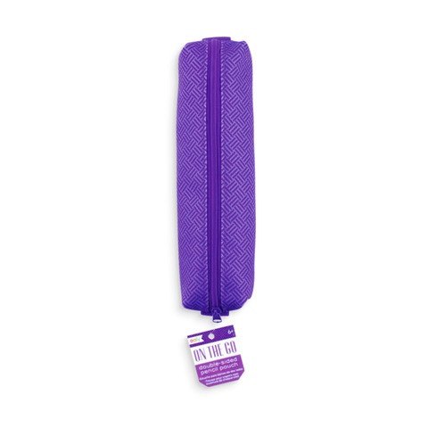 Ooly On the Go Zipper Pencil Pouch - Purple