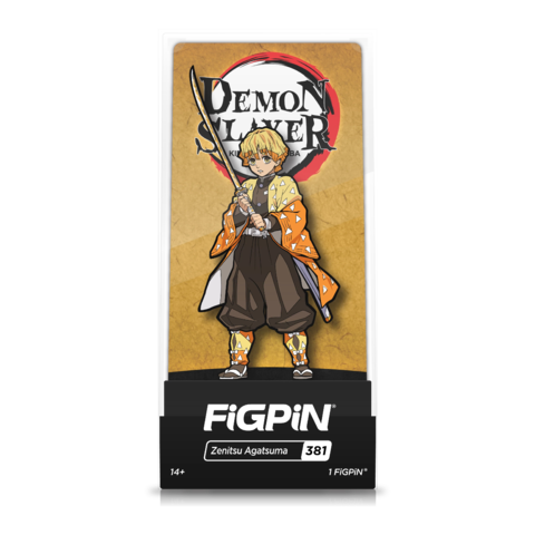 Figpin Demon Slayer Zenitsu Agatsuma Figpin Classic Enamel Pin