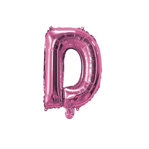 Artwrap 35 Cm Pink Party Foil Balloon - Letter D