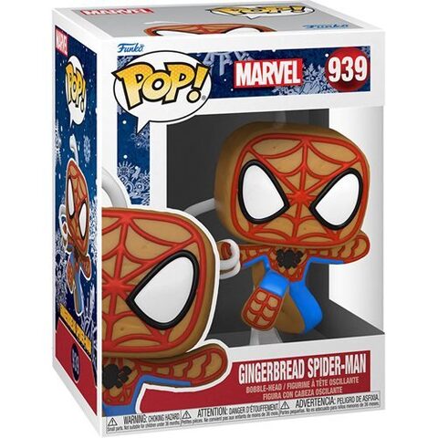 Pre-Order Funko POP Marvel Holiday 939 Gingerbread Spider-Man