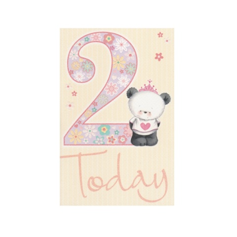 K2 Greeting Birthday Card - 2nd Birthday