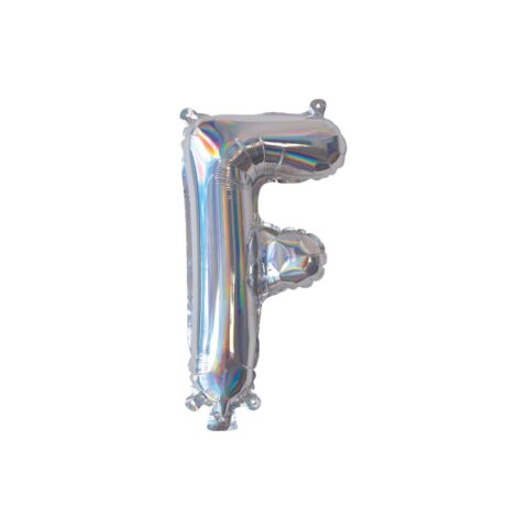 IG Design Group  35cm Iridescent Foil Balloon - Alphabet  F