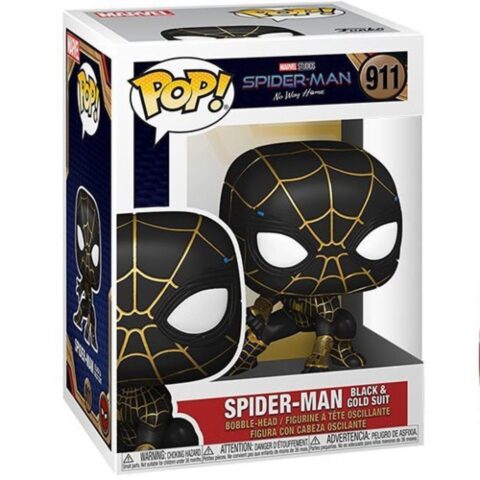 Funko POP Spider-Man No Way Home 911 Black  Gold Suit
