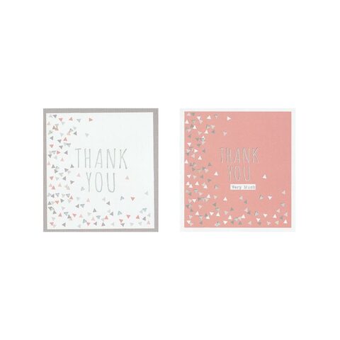 Simon Elvin Mini Thank You Cards - Twin Pack