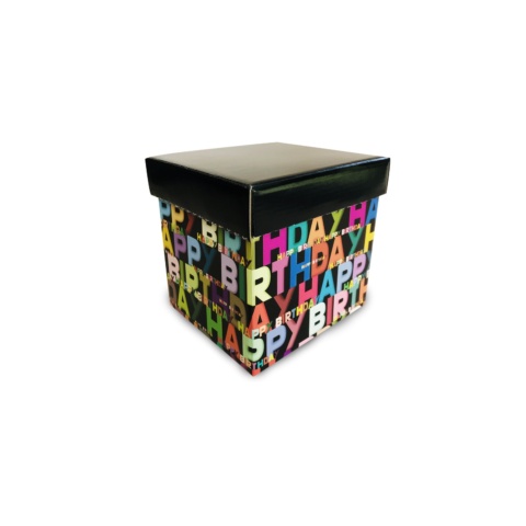THE AEIOU Small Storage Box - Happy Birthday