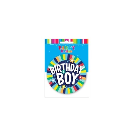 Artwrap Large Party Badges - Birthday Boy