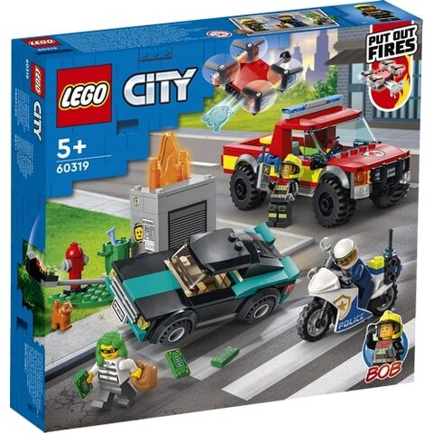 LEGO City Fire 60319 Fire Rescue  Police Chase