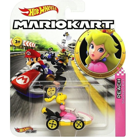 Mattel Hot Wheels Mariokart Princess Peach Standard Kart