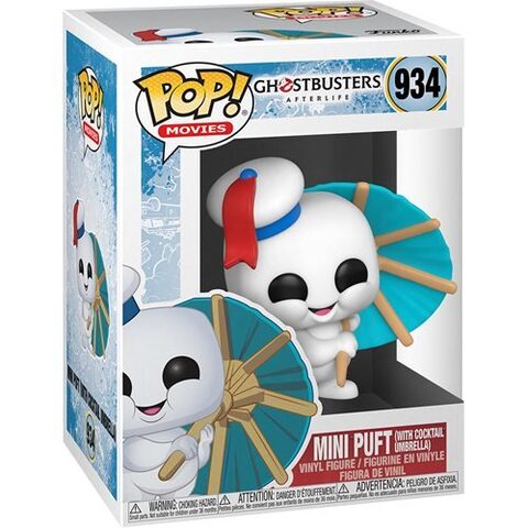 Pre-Order Funko POP Ghostbusters 3 Afterlife 934 Mini Puft with Cocktail Umbrella