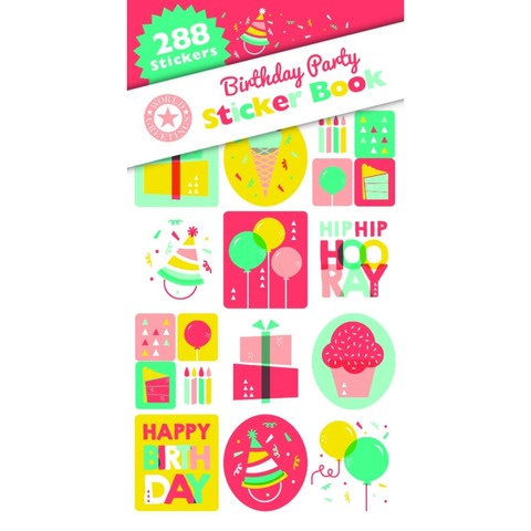 Artwrap Party Sticker Book - Birthday Party