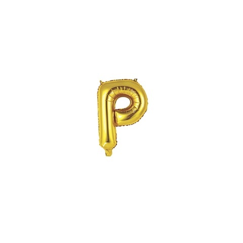 Artwrap 35 Cm Gold Party Foil Balloon - Letter P