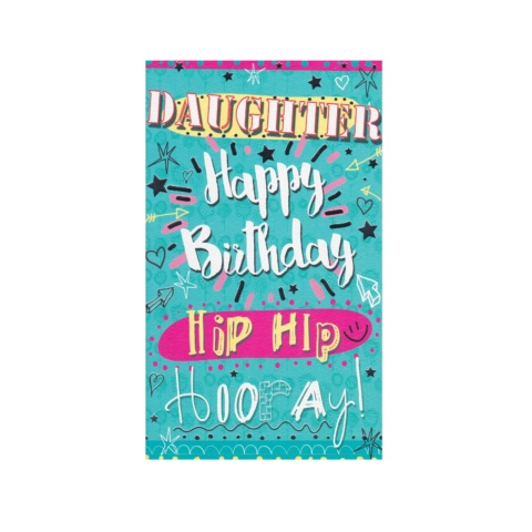 Out Of The Blue Birthday Card - Daughter