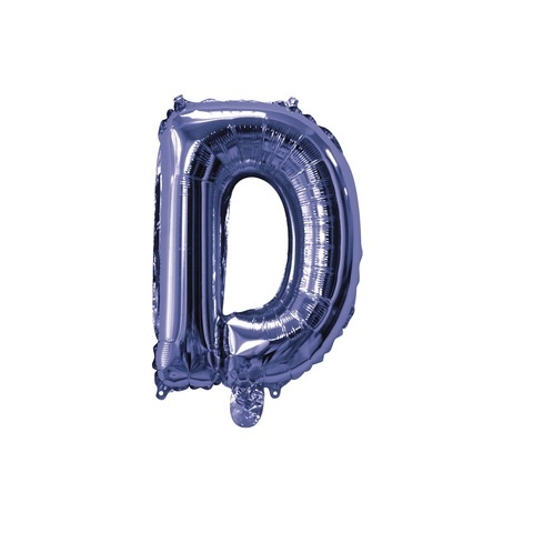 Artwrap 35 Cm Blue Party Foil Balloon - Letter D