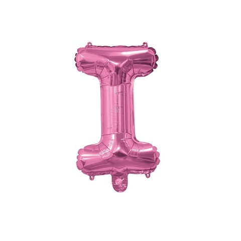 Artwrap 35 Cm Pink Party Foil Balloon - Letter I