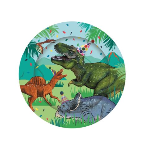 IG Design Group Party Plates - Dinosaur