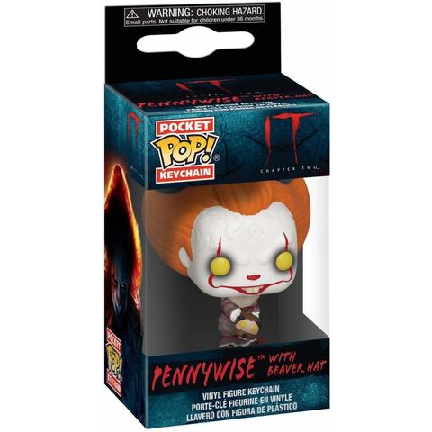 Funko Pocket POP Keychain Pennywise With Beaver Hat