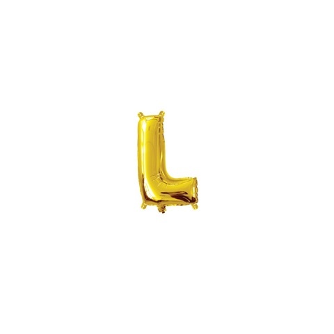 Artwrap 35 Cm Gold Party Foil Balloon - Letter L
