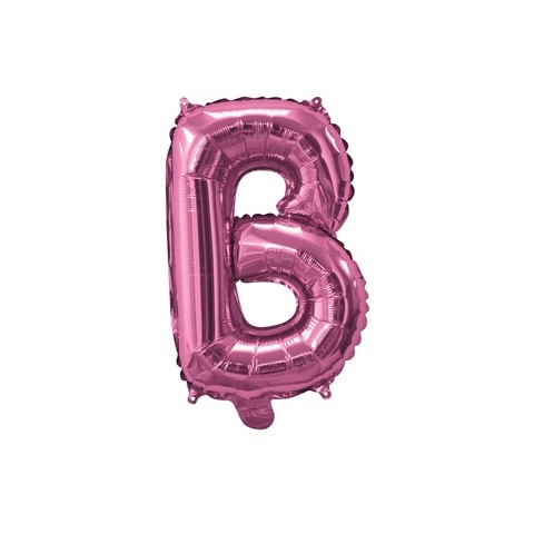 Artwrap 35 Cm Pink Party Foil Balloon - Letter B
